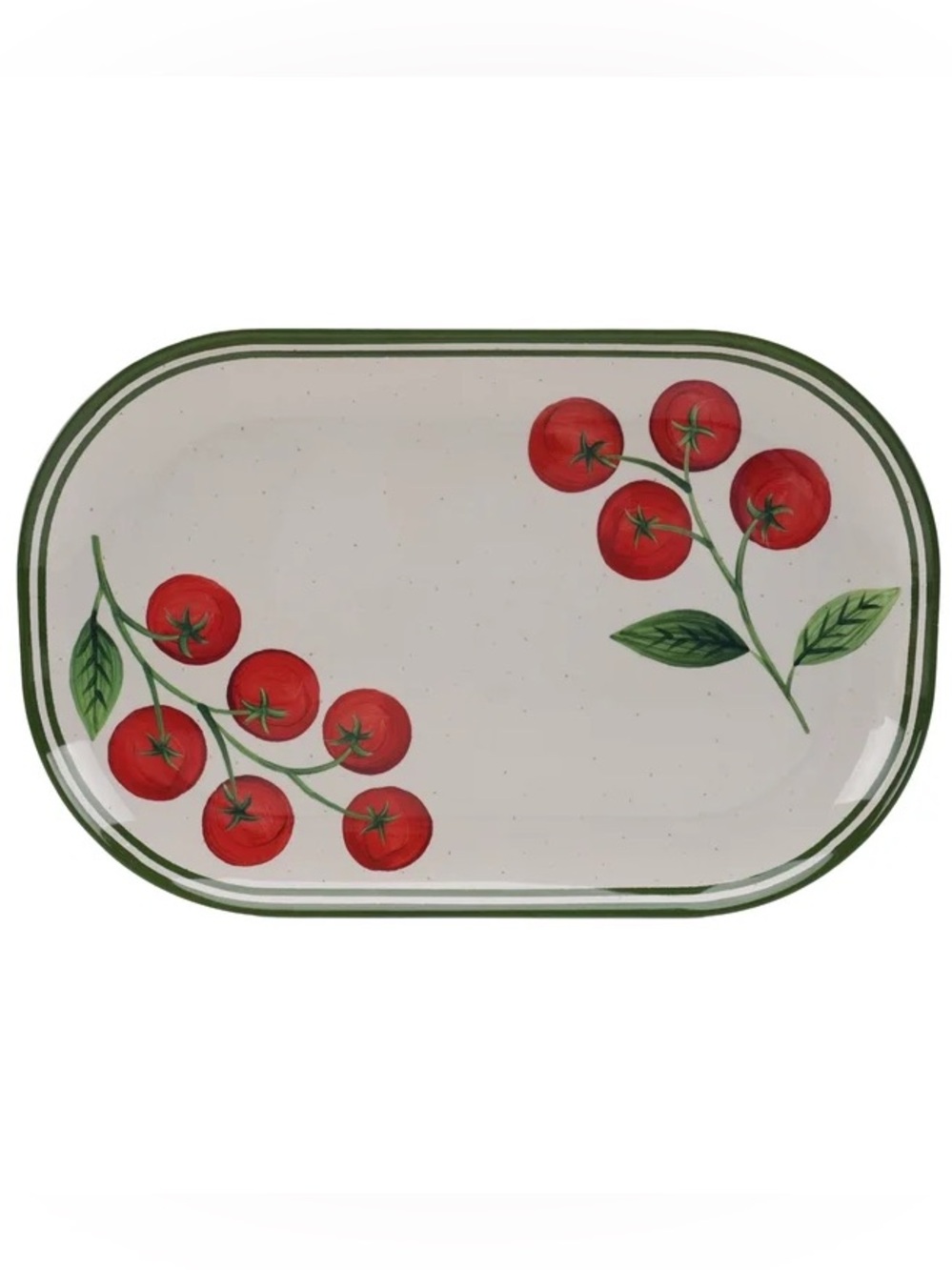 BETTER HOMES & GARDENS NWT bamboo melamine tomato tray -beige